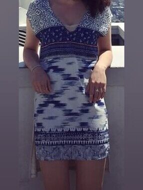 Zara Patterned Midi Dress